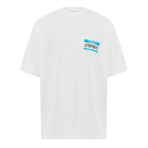 Vetements Vete Name T Shirt White Vetements
