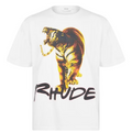 Rhude Tiger Card T Shirt White Rhude