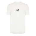 CP Company Print Logo T Shirt White CP Company