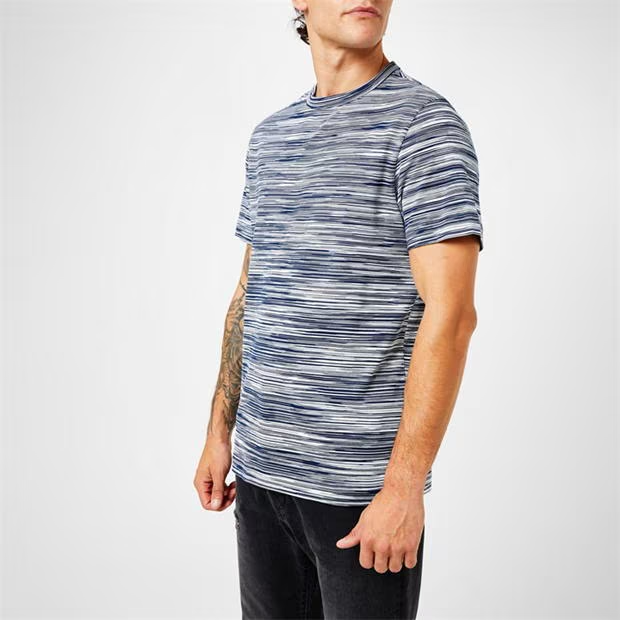 Missoni Broken Stripe T Shirt Navy Missoni