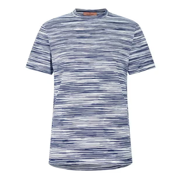 Missoni Broken Stripe T Shirt Navy Missoni