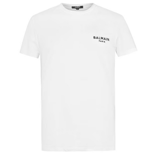 Balmain Chest Logo T-Shirt White Balmain