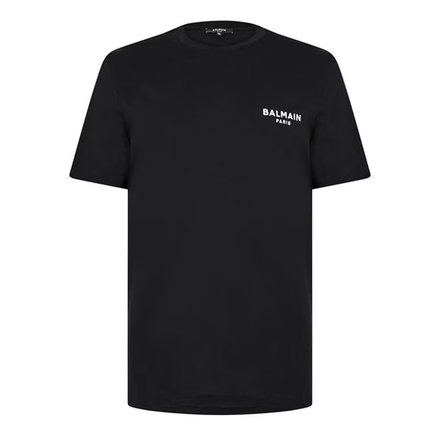 Balmain Chest Logo T-Shirt Black Balmain