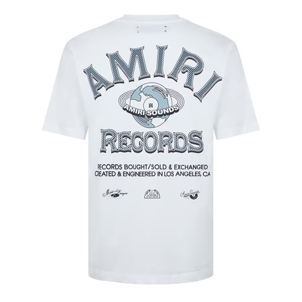 Amiri Record T Shirt White Amiri