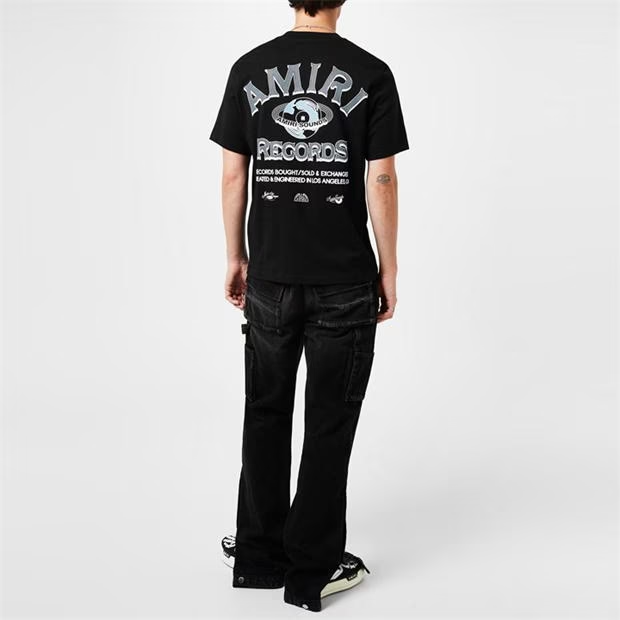 Amiri Record T Shirt Black Amiri