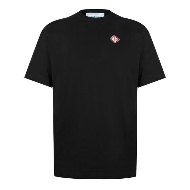 Casablanca Chest Logo T Shirt Black
