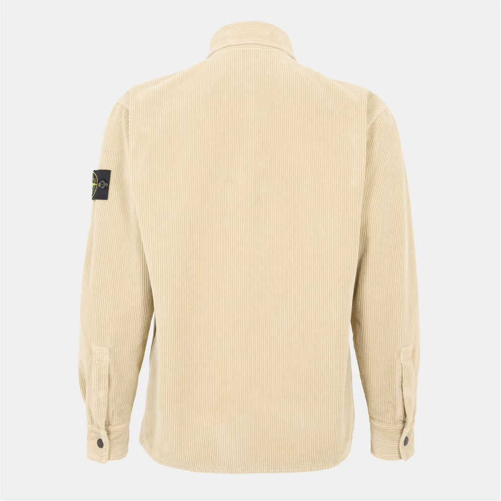 Stone Island Cord Overshirt Deserto