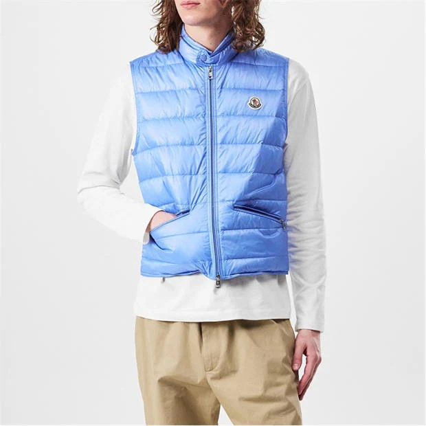 Moncler. Gui Down Gilet Sky Blue