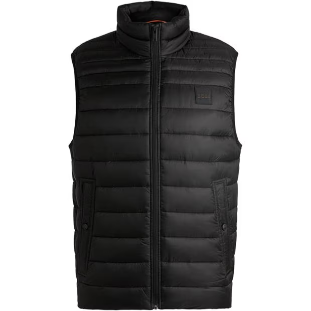 Boss Oden Logo Gilet Black