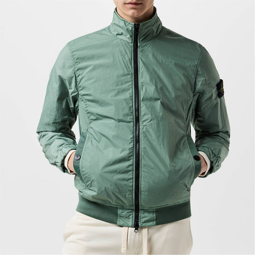 Stone Island Crinkle Rep Jacket Lime