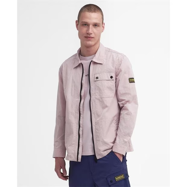 Barbour Logo Overshirt Pink Barbour