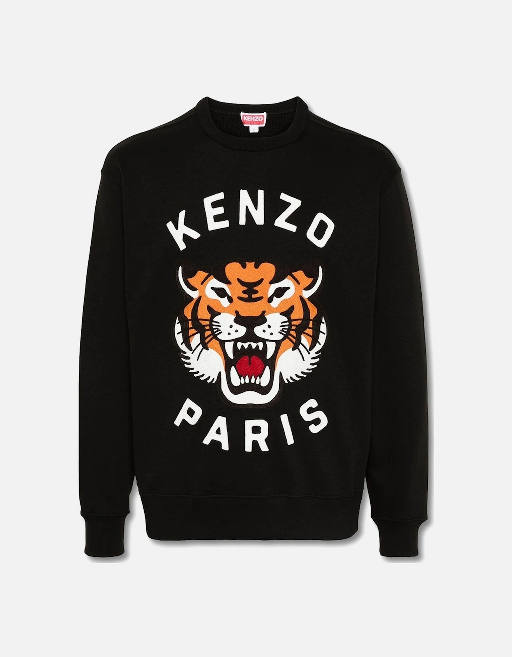 Kenzo Lucky Tiger Relaxed Sweatshirt Black