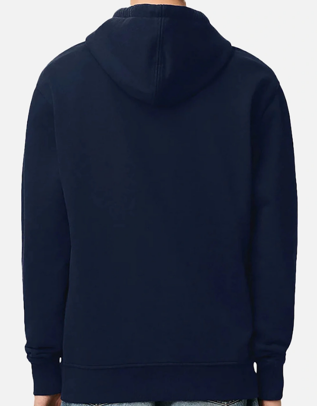 Ami Paris Logo Hoodie Bleu Nuit