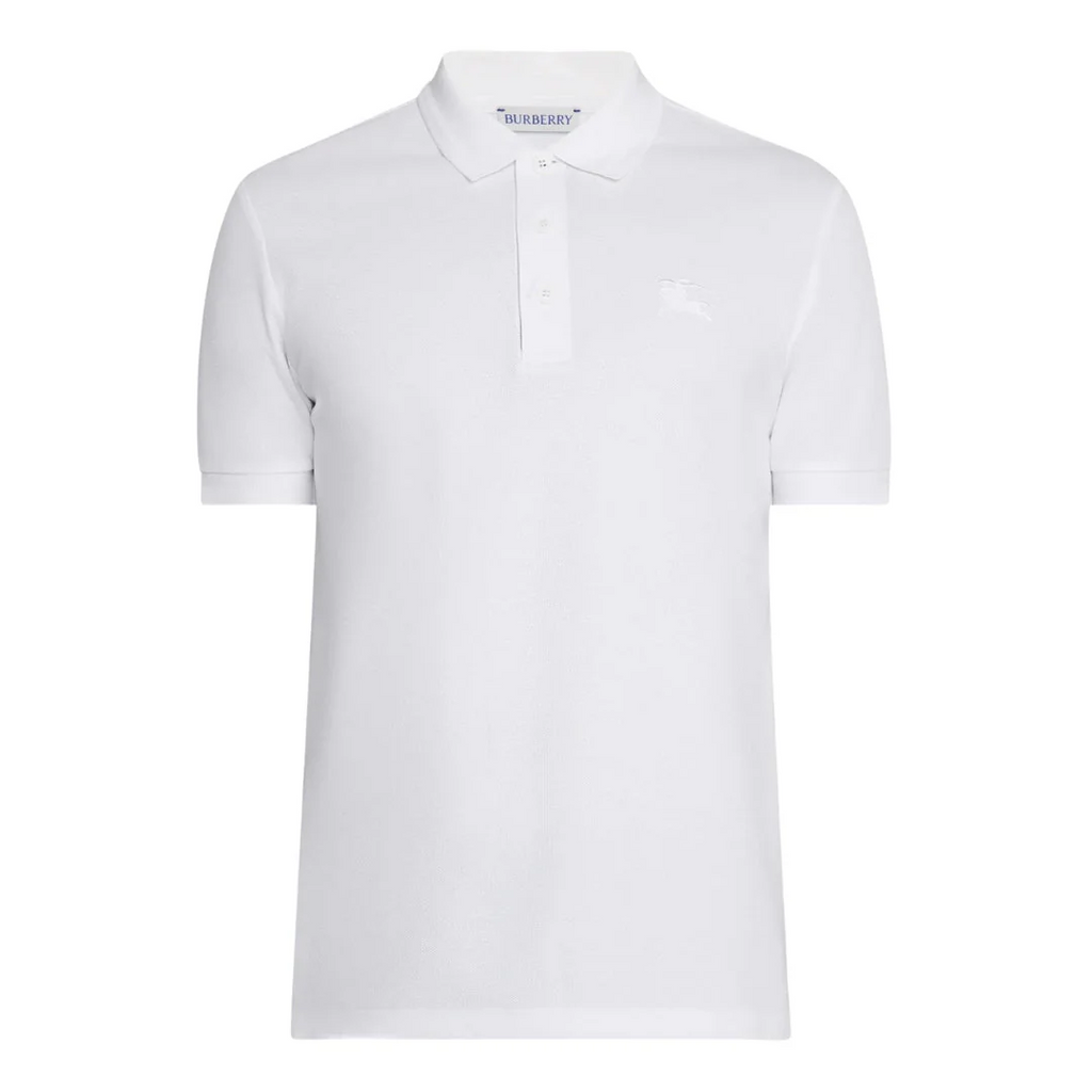 Burberry Fawn Logo Polo White