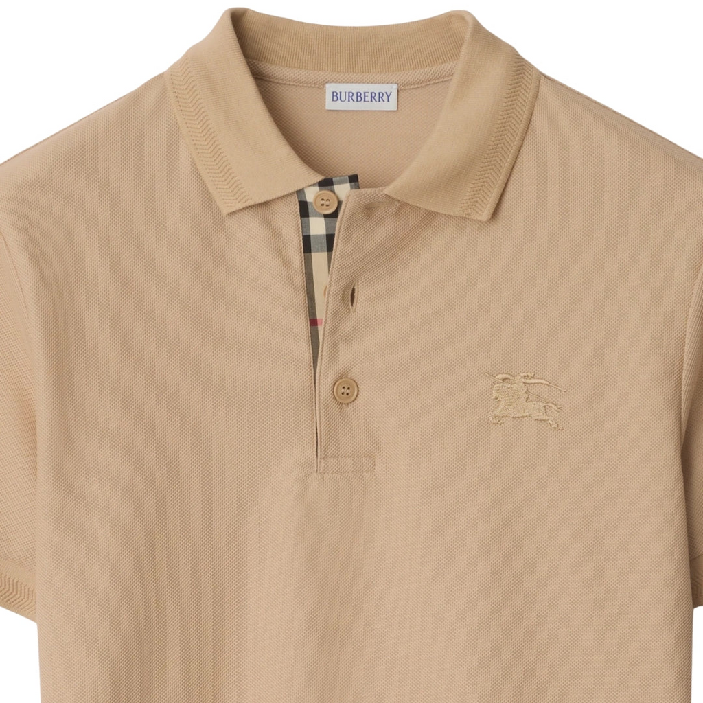 Burberry Fawn Logo Polo Beige