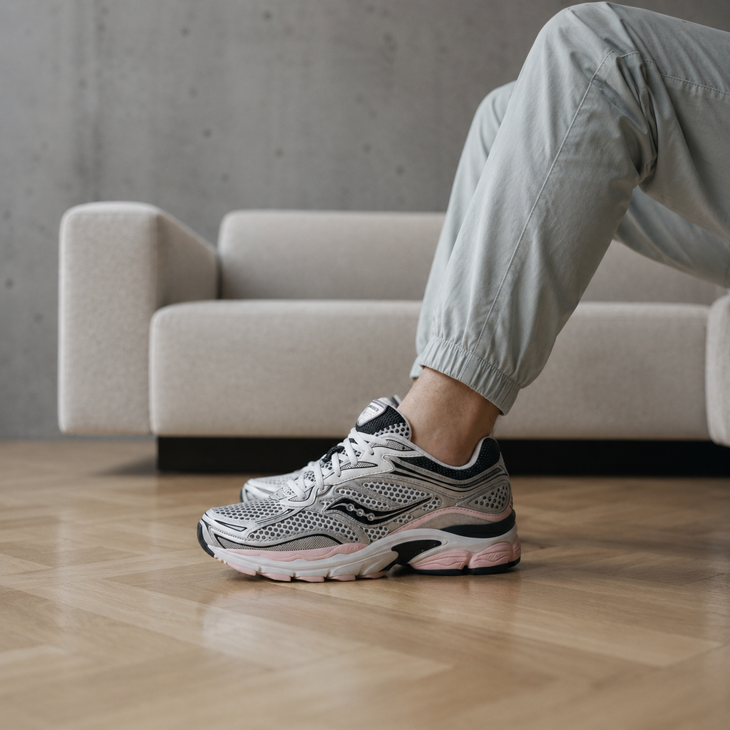 Saucony ProGrid Omni 9 Silver Pink