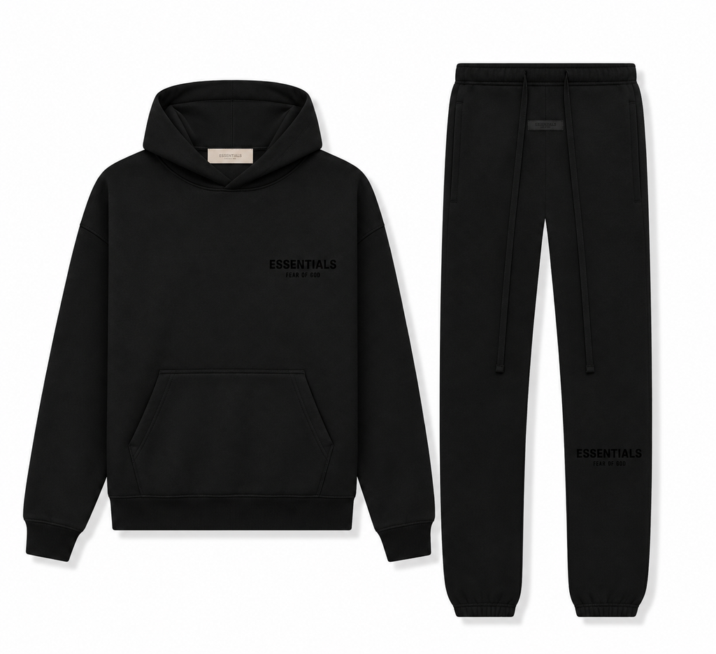 Fear Of God Essentials Full Tracksuit Black (SS22)