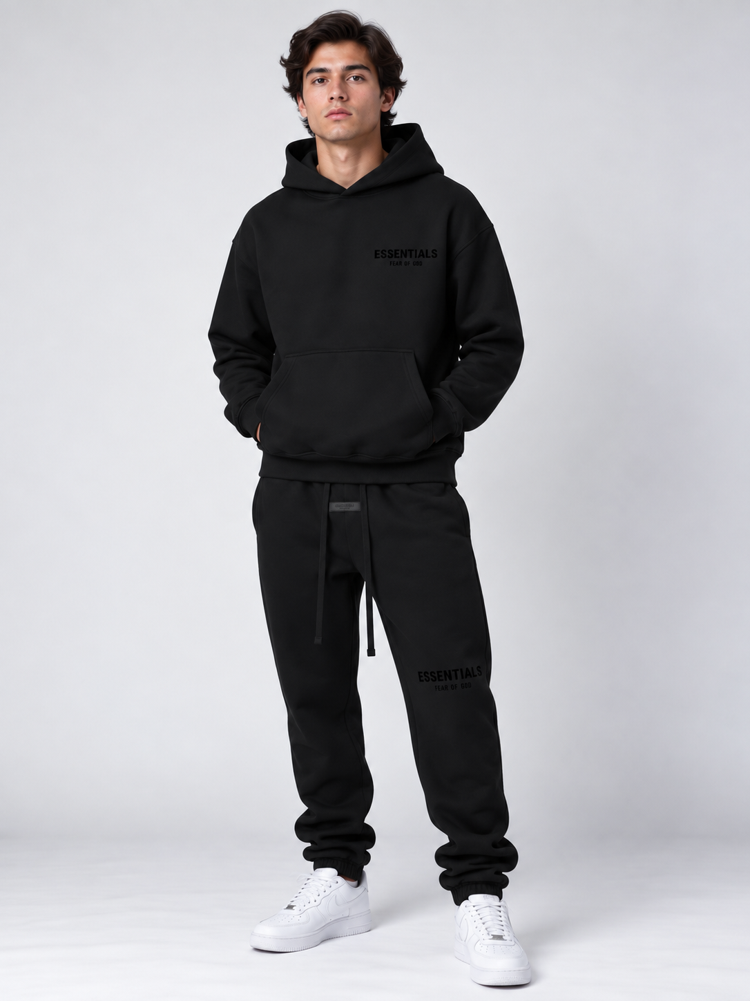 Fear Of God Essentials Full Tracksuit Black (SS22)