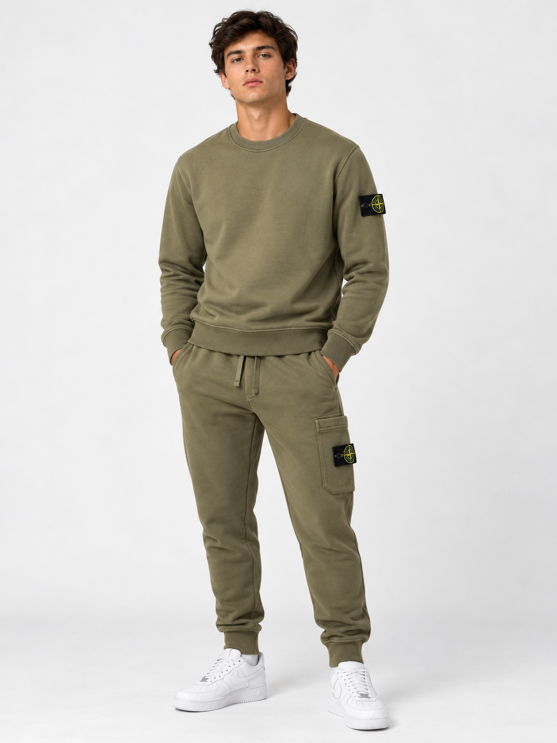 Stone Island Full Tracksuit Khaki
