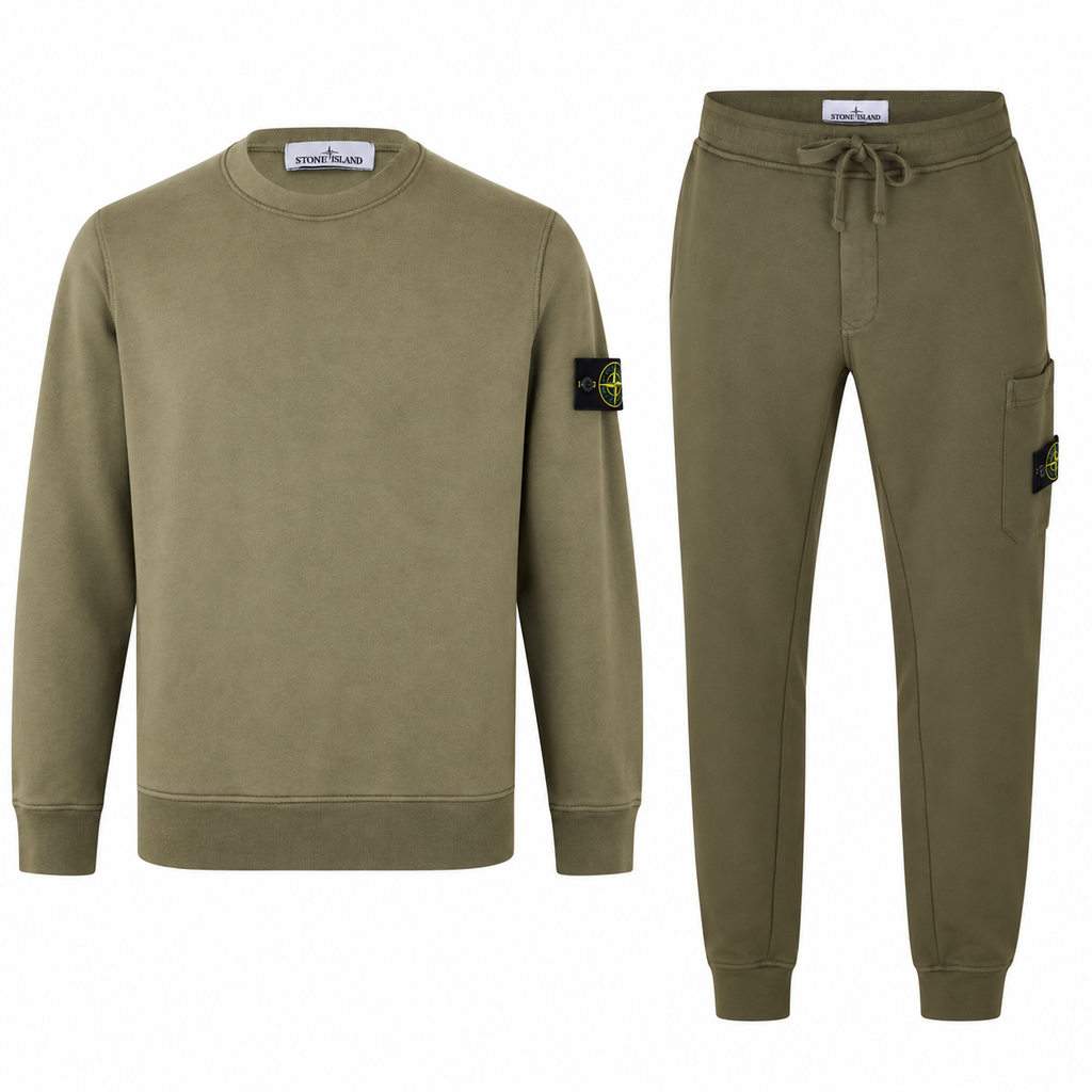 Stone Island Full Tracksuit Khaki