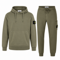 Stone Island Hooded Full Tracksuit Khaki