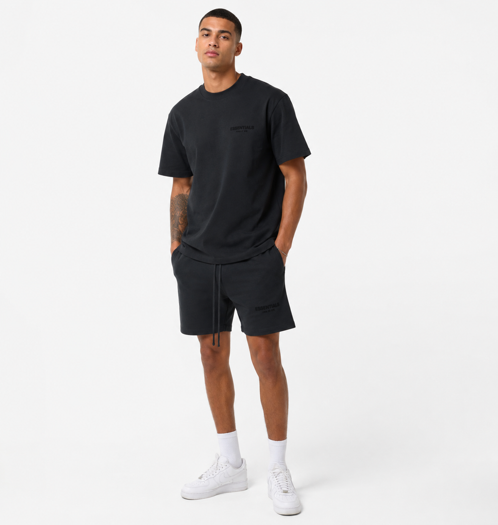 Fog Essentials Logo Shorts Set Black