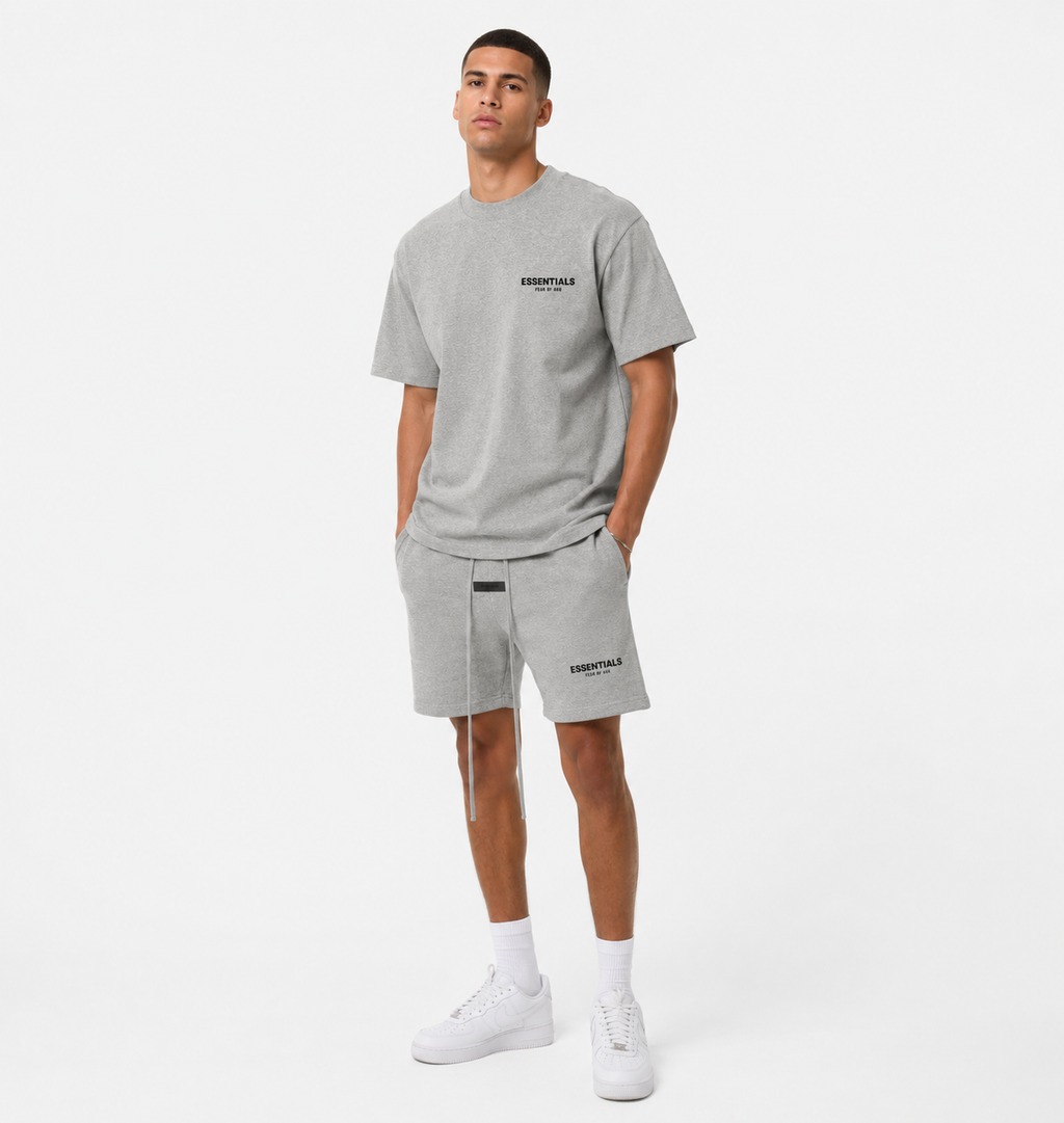 Fog Essentials Shorts Set Grey