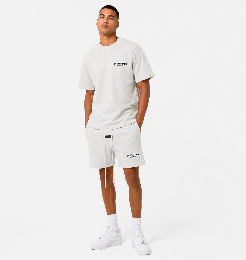Fog Essentials Shorts Set Light Oatmeal