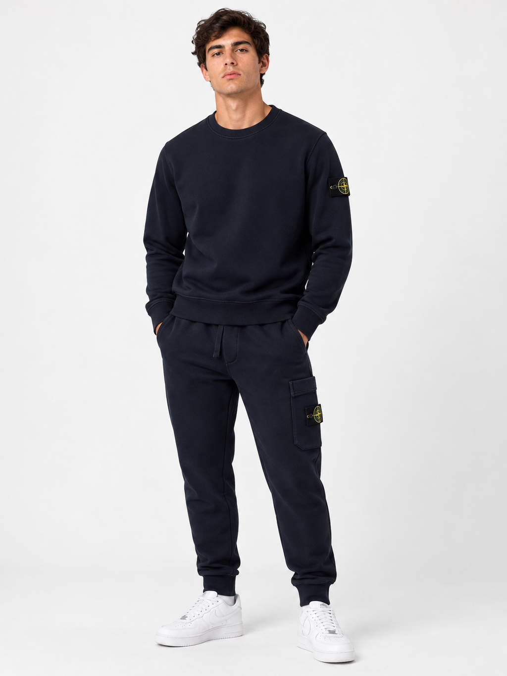 Stone Island Full Tracksuit Navy