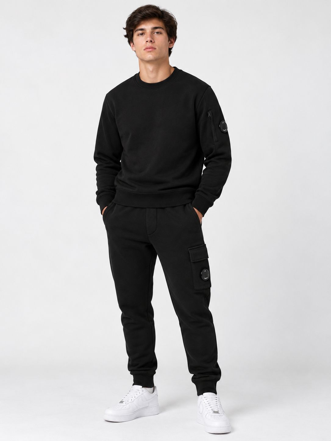 CP Company Full Tracksuit Black