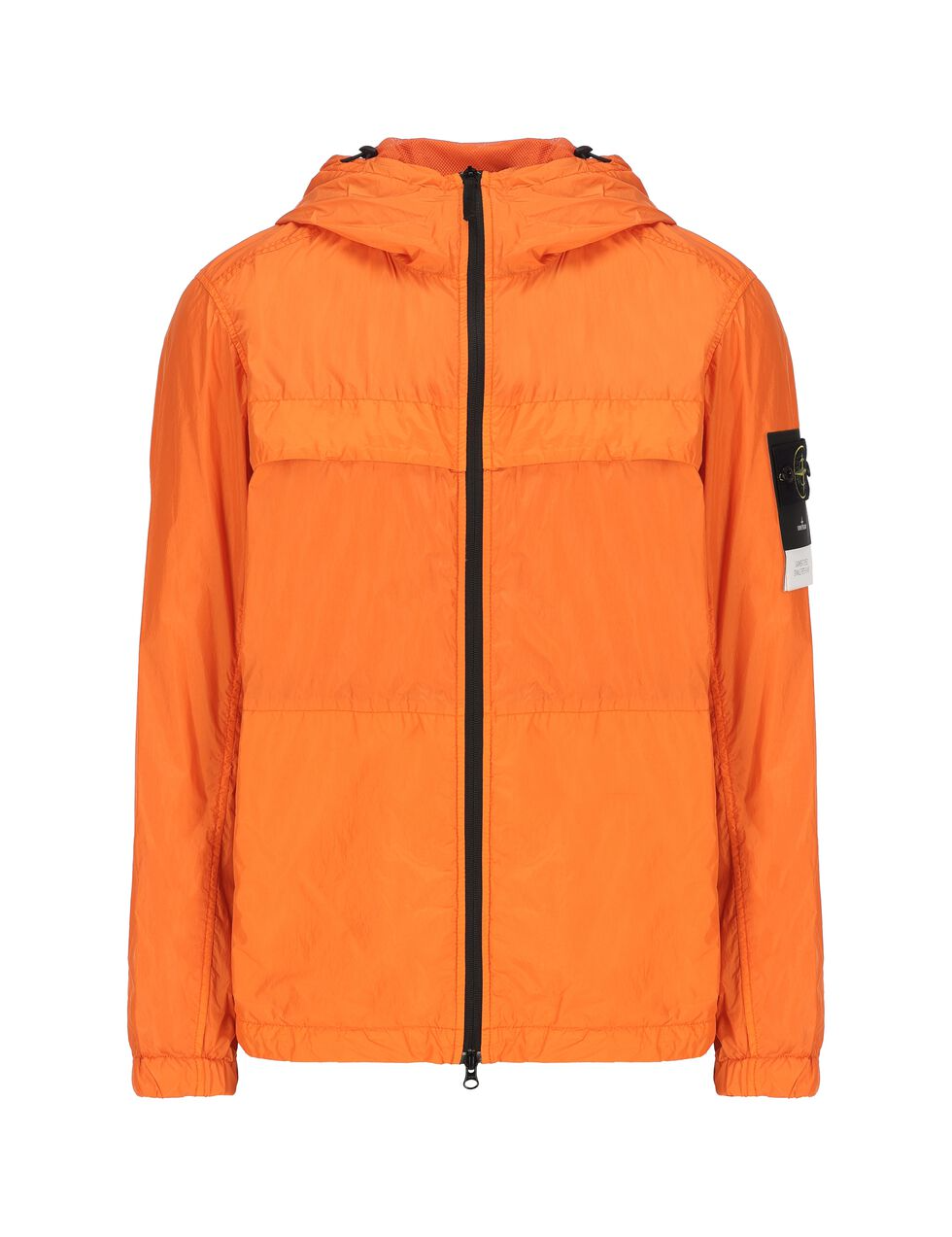 Stone Island Crinkle Rep Hooded Jacket Orange Stone Island
