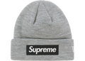Supreme Box Logo Beanie Wool Hat Grey Supreme