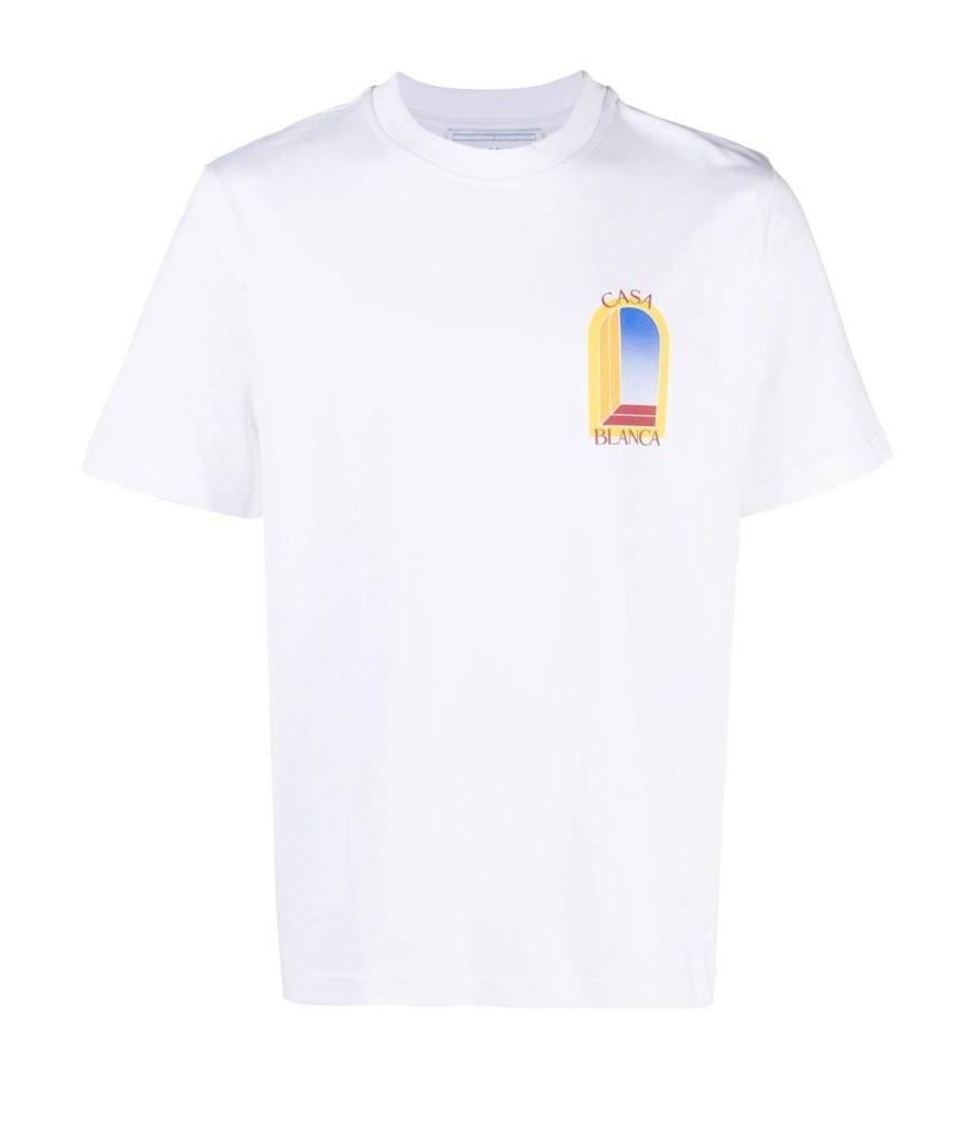 Casablanca Mirror T Shirt White Casablanca