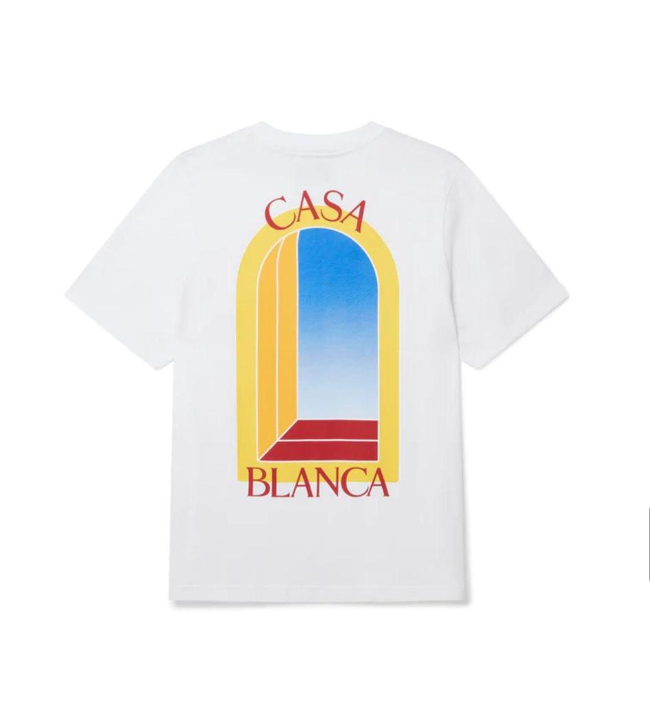 Casablanca Mirror T Shirt White Casablanca