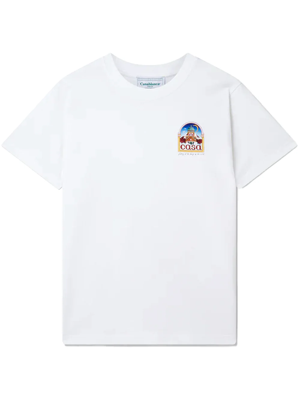 CASABLANCA VUE DE L'ARCHE T-SHIRT WHITE Casablanca