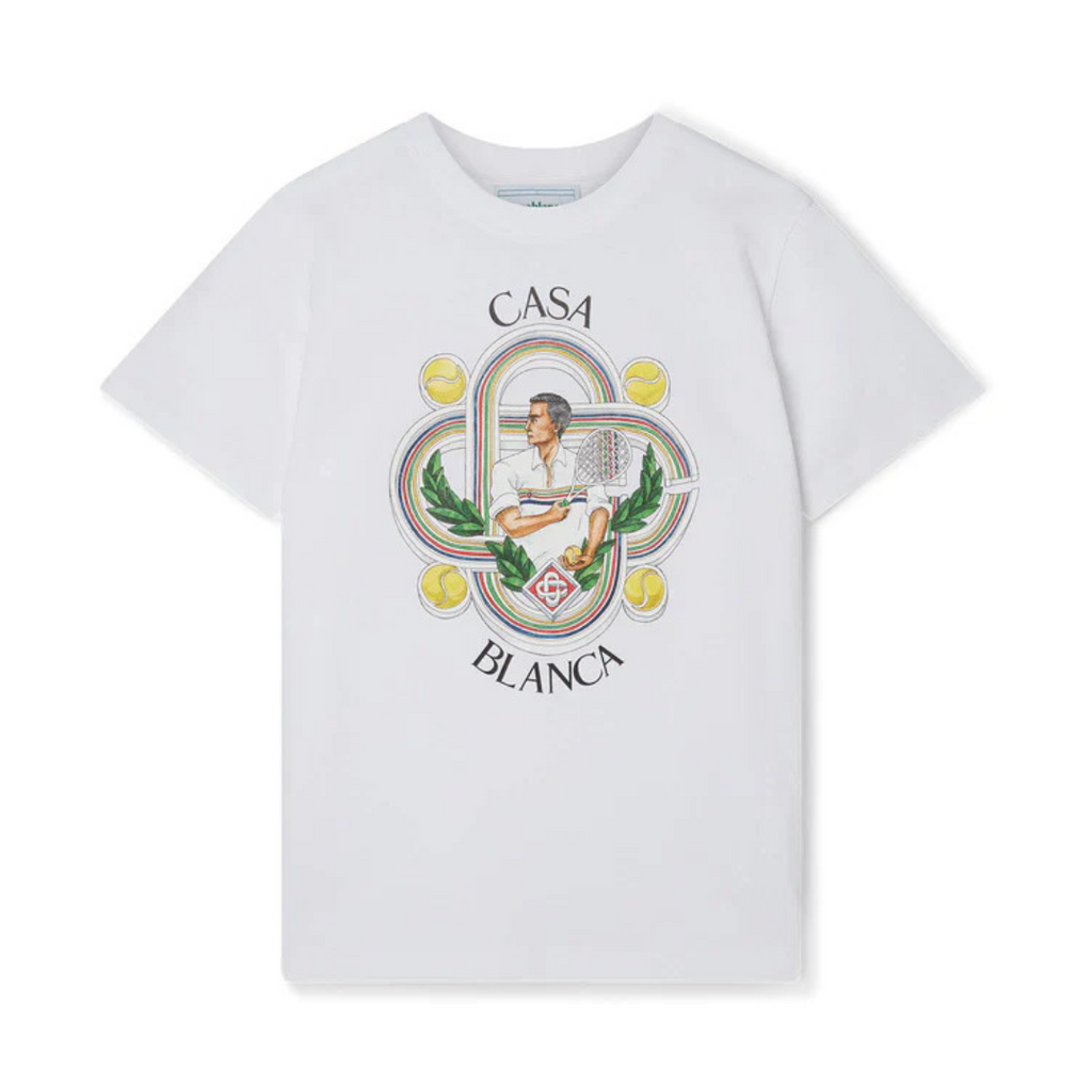 Casablanca Le Joueur T Shirt White Casablanca
