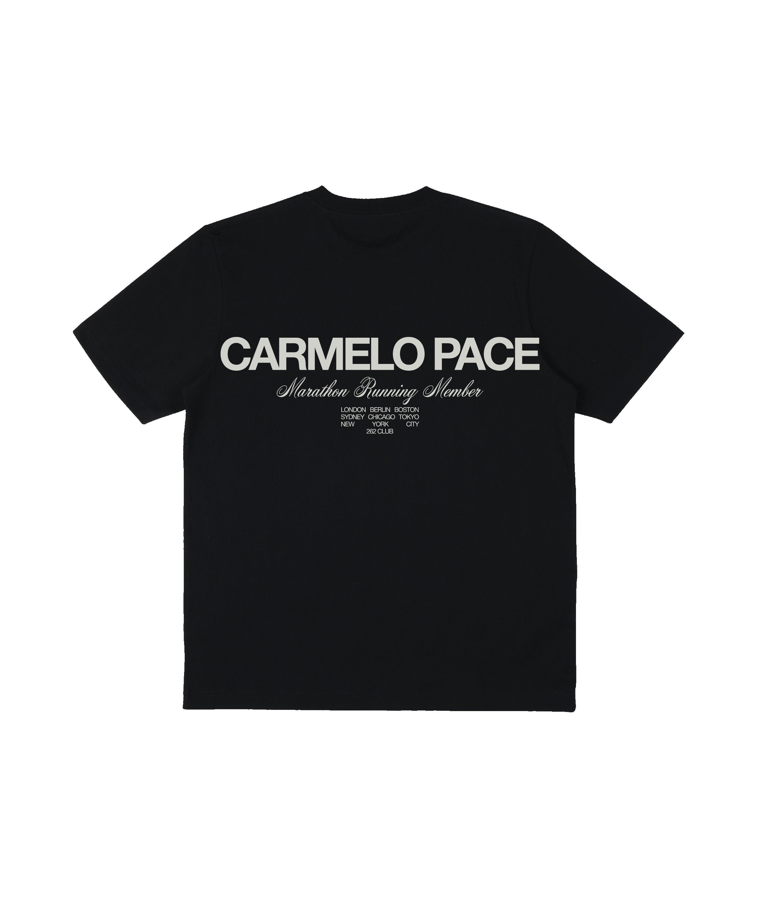CARMELO PACE MARATHON TOUR T SHIRT BLACK