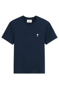 Ami Paris 'Ami De Coeur' Black Heart T-Shirt Navy
