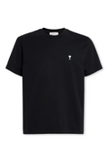 Ami Paris 'Ami De Coeur' White Heart T-Shirt Black