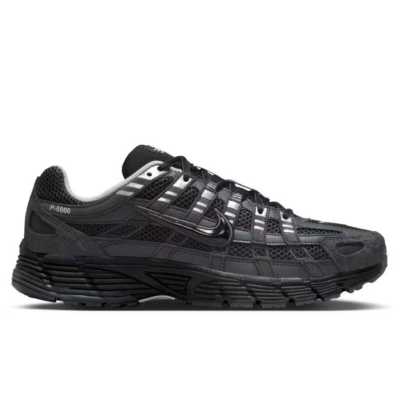 Nike P-6000 Suede Anthracite Metallic Silver