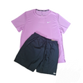 Nike Dri Fit Shorts Set Black/Pink Nike