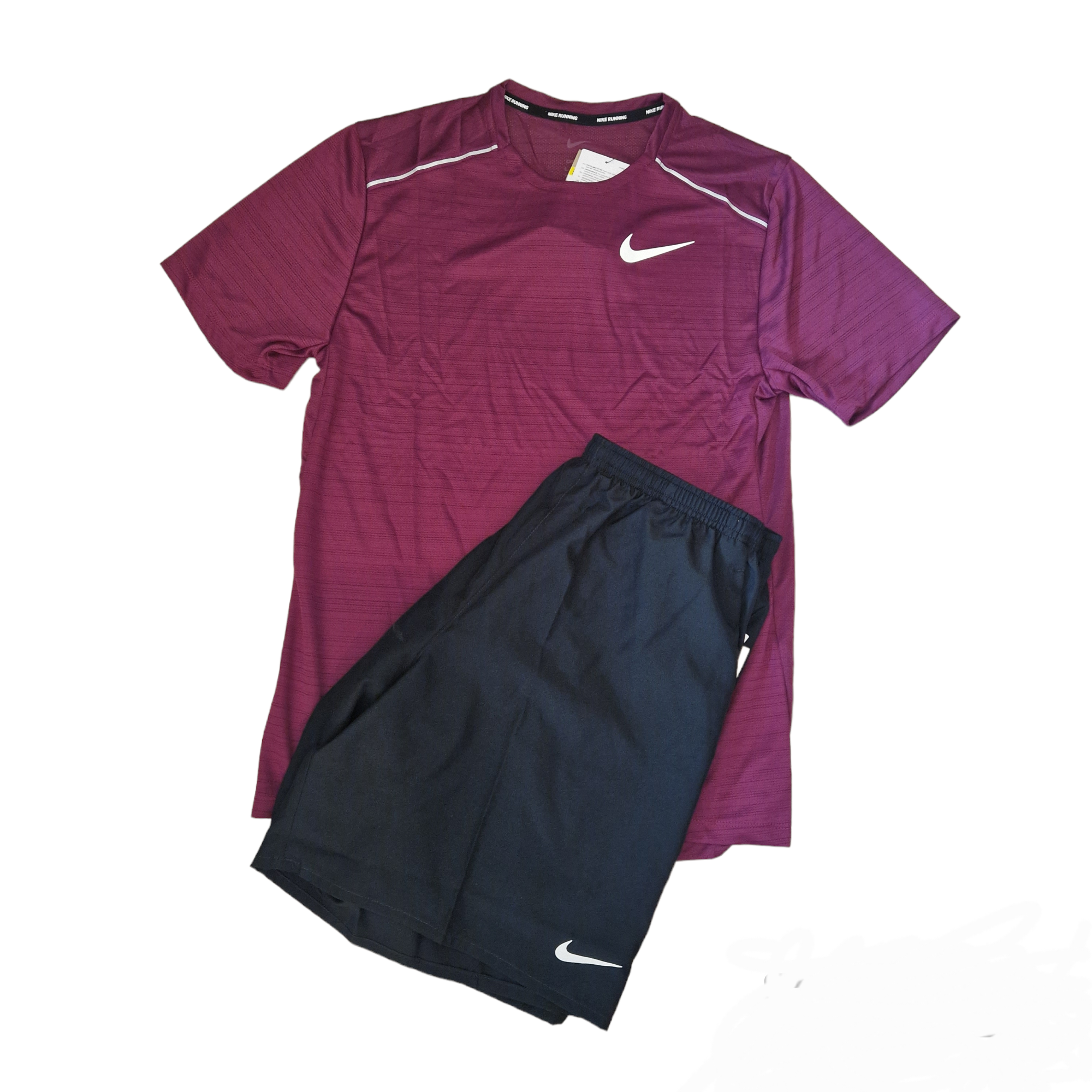 Nike Dri Fit Shorts Set Sangria Nike