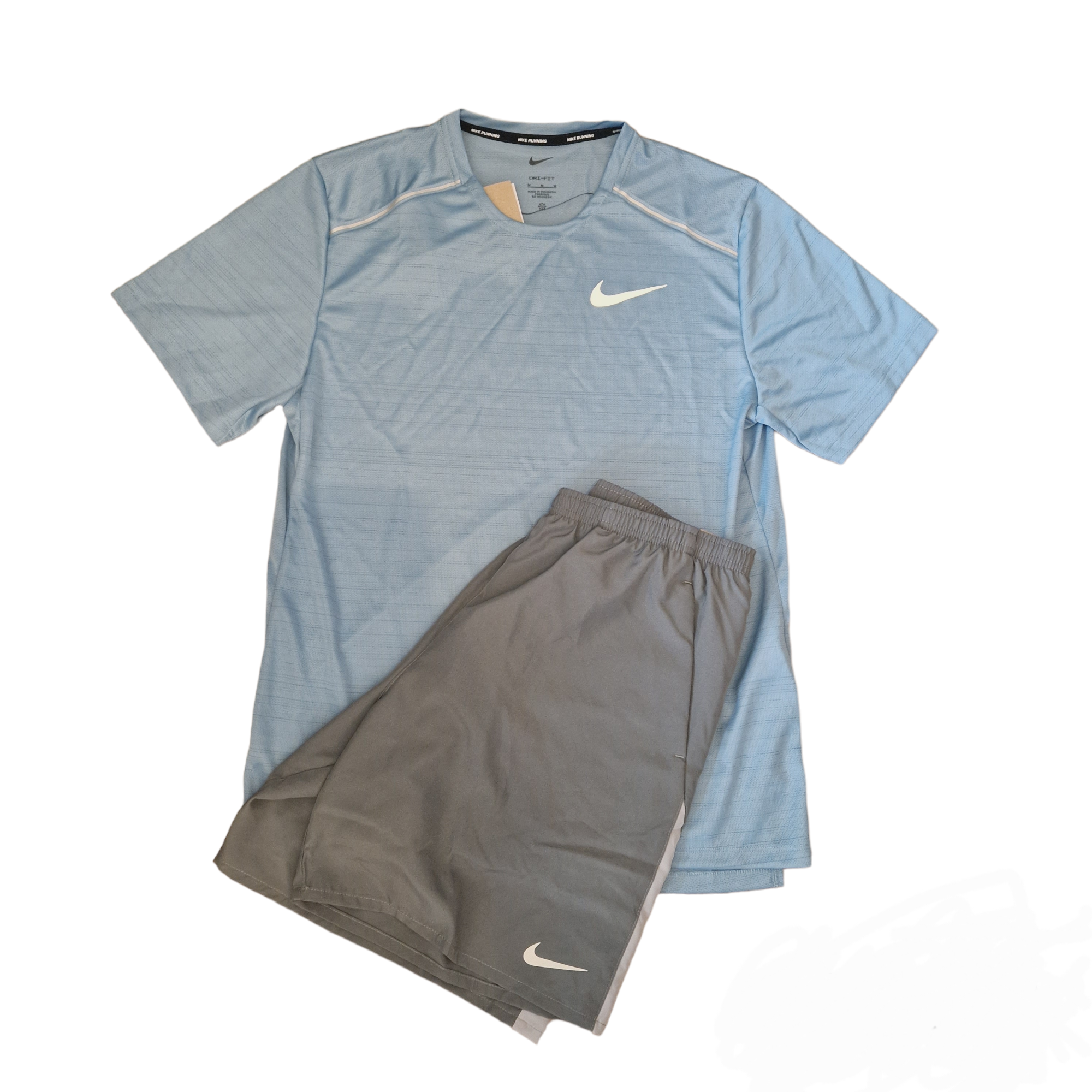 Nike Dri Fit Shorts Set Worn Blue Nike