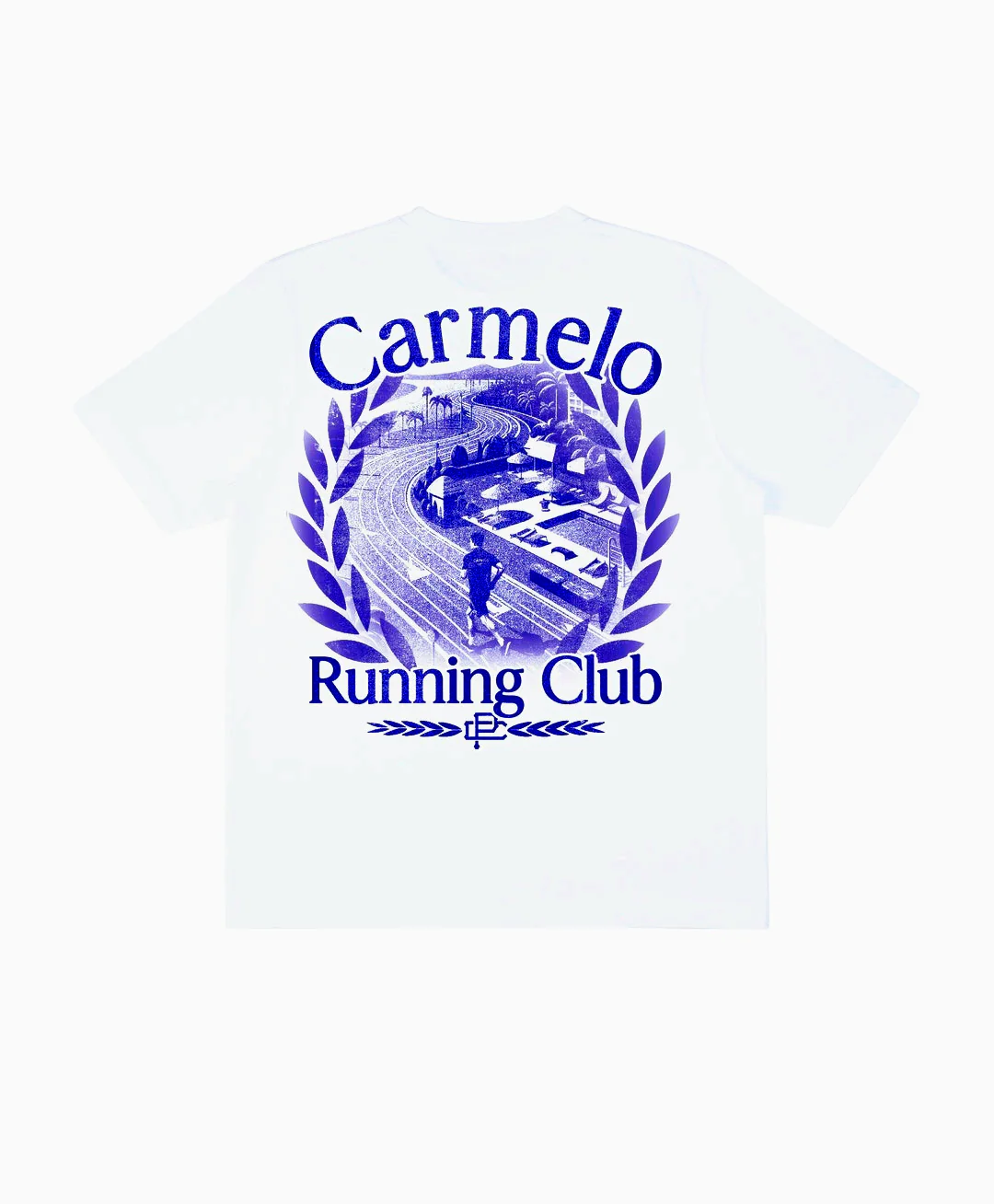CARMELO PACE RUNNING CLUB 2.0 T SHIRT WHITE/BLUE