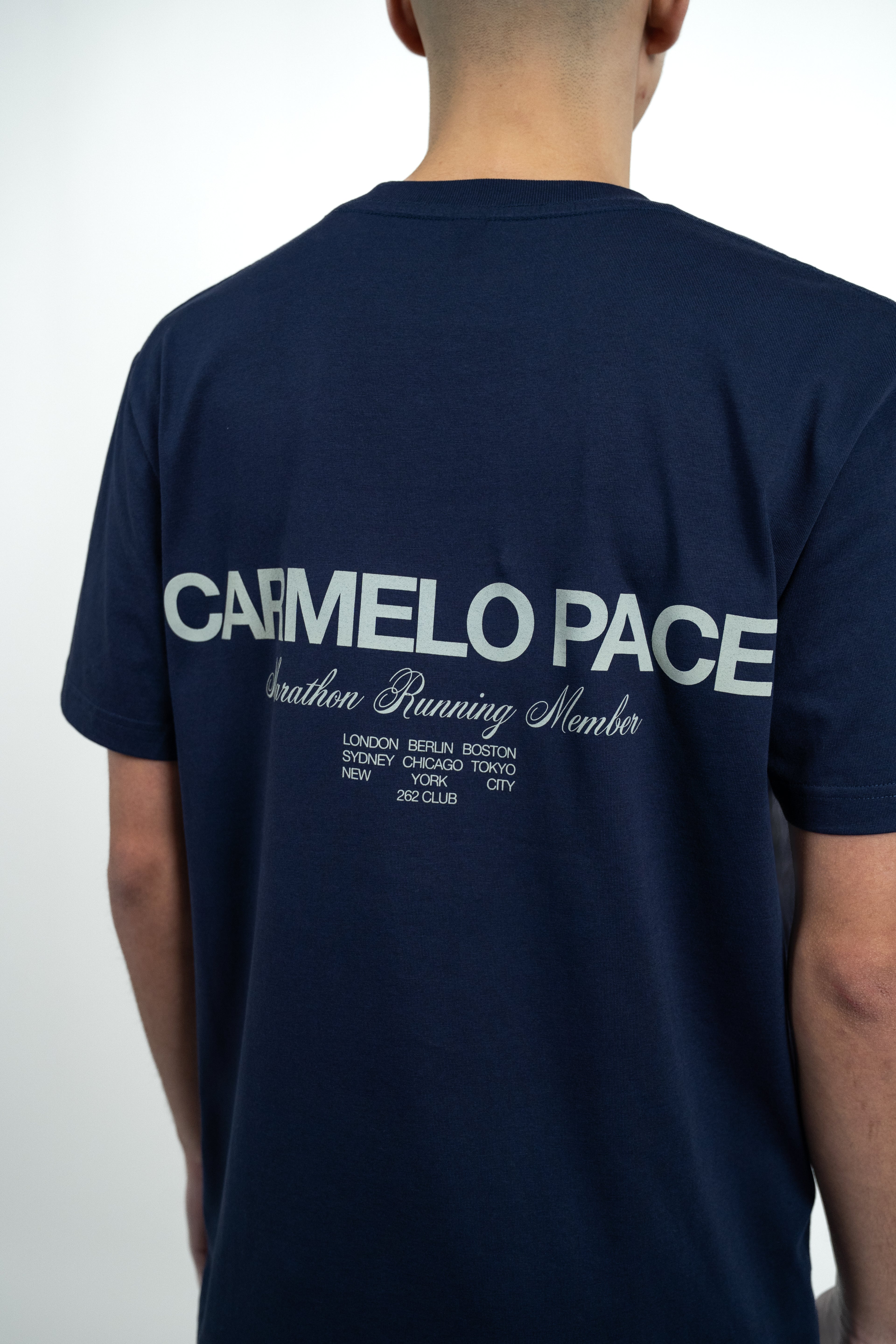 CARMELO PACE MARATHON TOUR T SHIRT NAVY