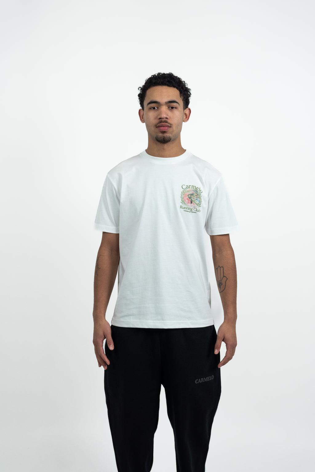 CARMELO PACE RUNNING CLUB 2.0 T SHIRT WHITE