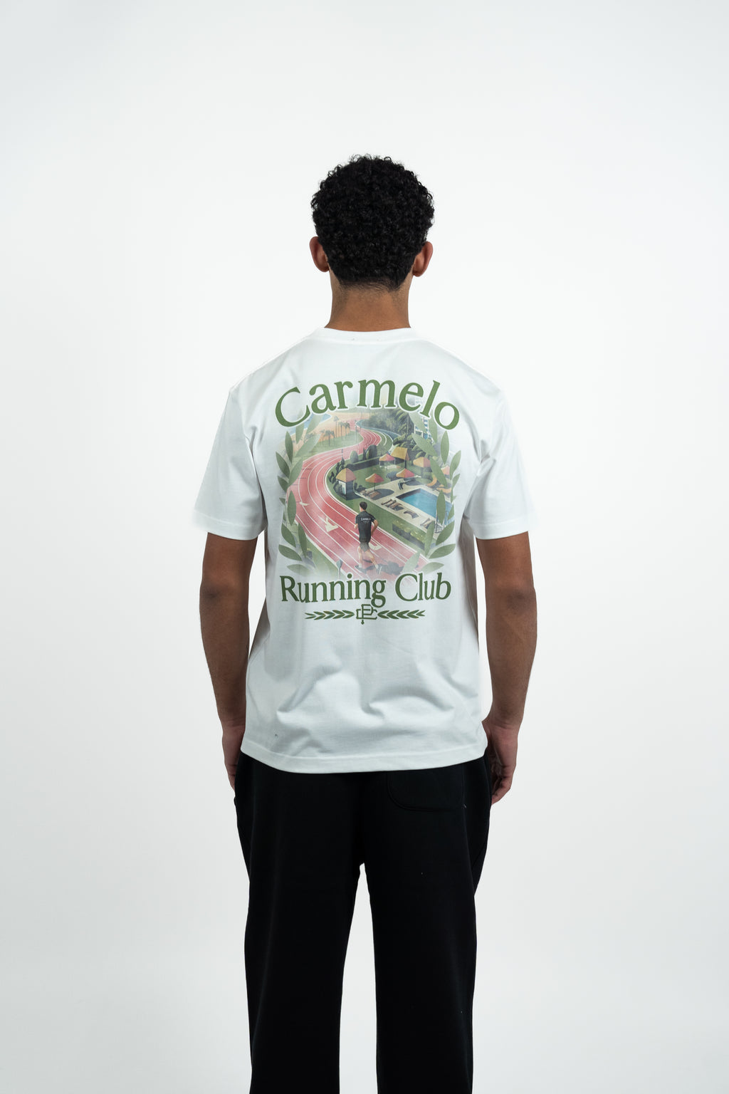 CARMELO PACE RUNNING CLUB 2.0 T SHIRT WHITE