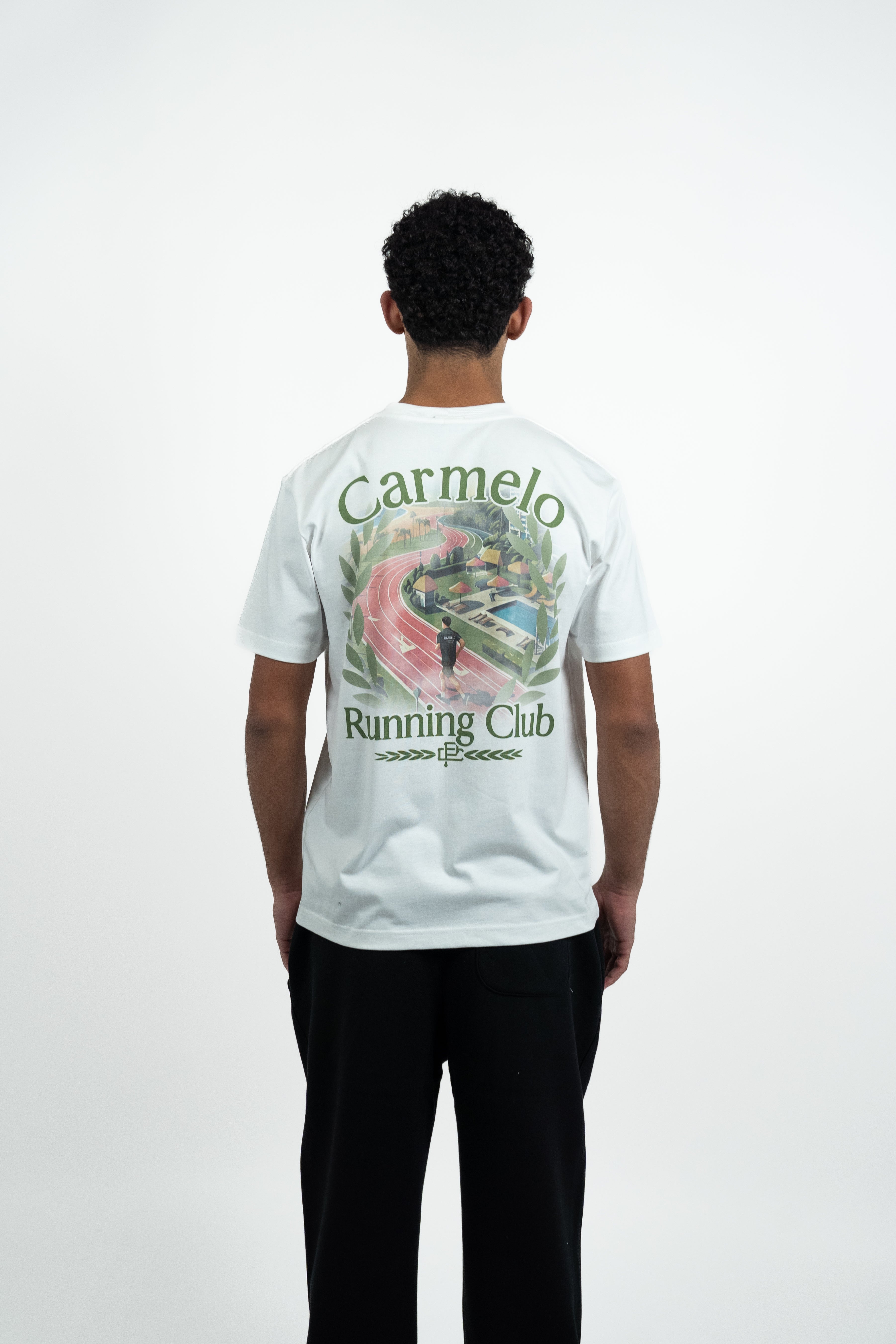 CARMELO PACE RUNNING CLUB 2.0 T SHIRT WHITE