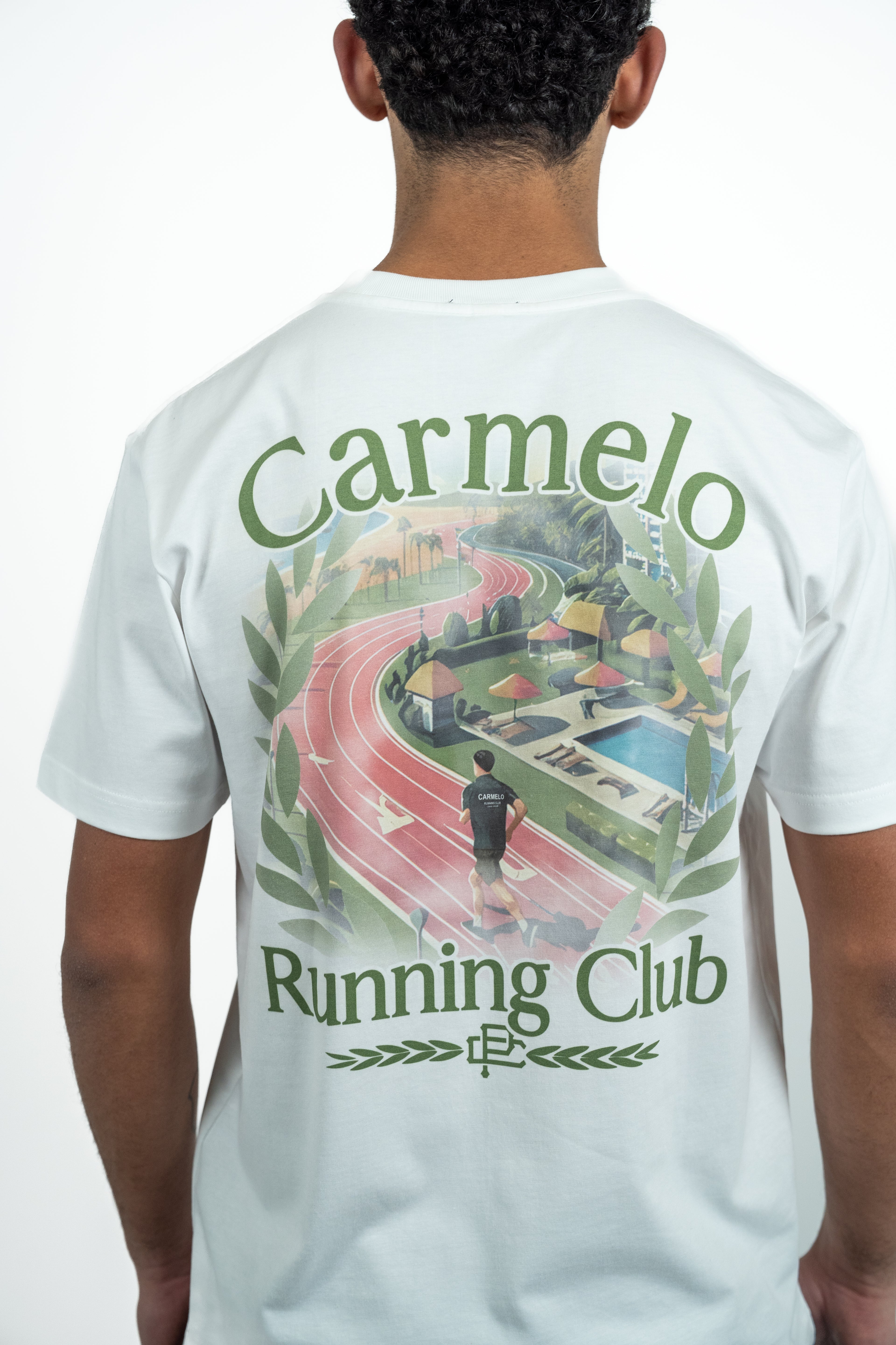 CARMELO PACE RUNNING CLUB 2.0 T SHIRT WHITE