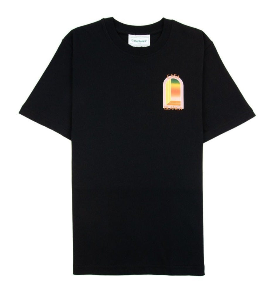 Casablanca Arch Gradient T Shirt Black Casablanca